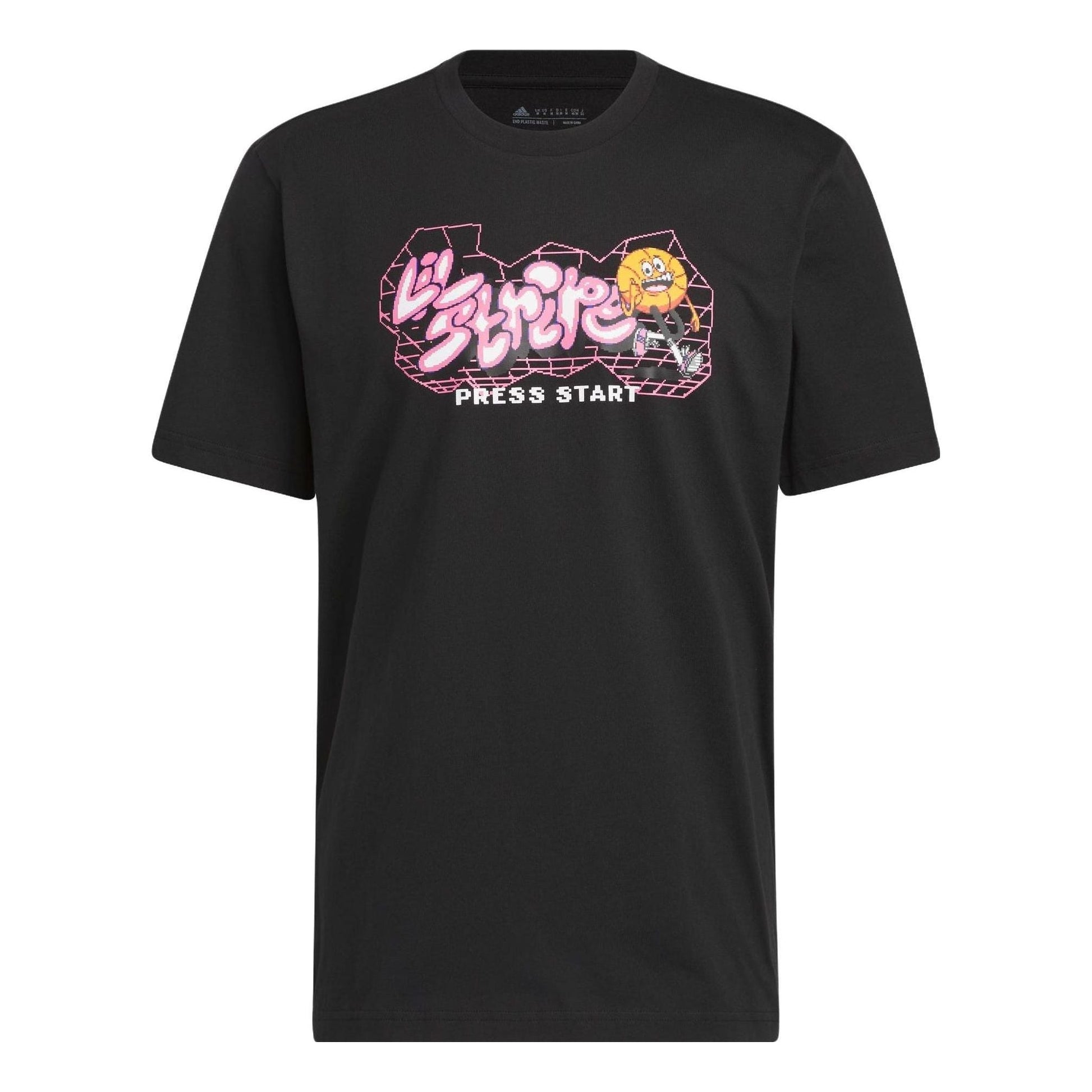 adidas Metaverse Gaming Lil' Stripe Tee 'Black' IM4611