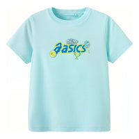 (GS) ASICS Graphic Logo T-shirt 'Sky Blue' 332241173036-89GR