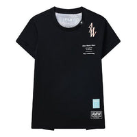 (WMNS) FILA x MIHARA YASUHIRO Jointly Signed Logo Printing Sports T-Shirt Black LogoT F11W133103F-BK