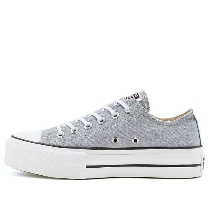 (WMNS) Converse Chuck Taylor All Star Lift Low 'Wolf Grey' 566757C