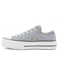 (WMNS) Converse Chuck Taylor All Star Lift Low 'Wolf Grey' 566757C