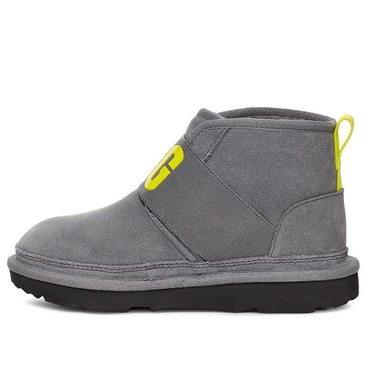 UGG Neumel II Graphic Fleece Lined Big Boys Gray 1110703K-MTL