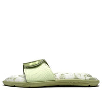 (WMNS) Under Armour Ignite 6 Graphic Footbed Slide 'Pale Olive Avocado' 3023767-301