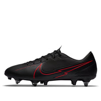 Nike Mercurial Vapor 13 Academy SGPRO AntiClog Traction 'Black Red' BQ9142-060