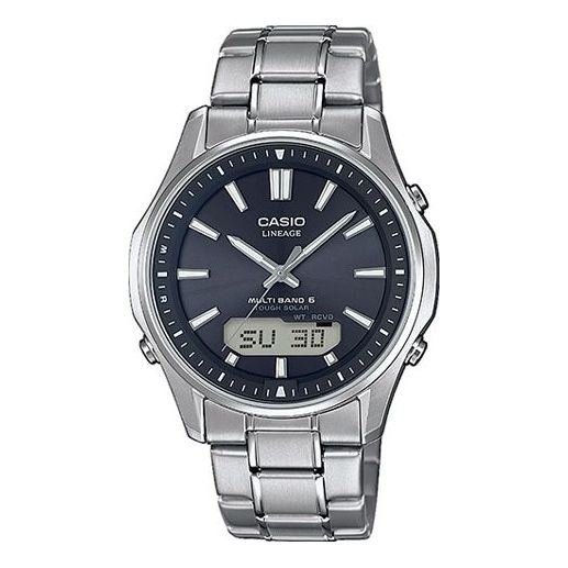 Casio Fashion Business Classic Analog-Digital Watch 'Silver Steel Black' LCW-M100TSE-1AER