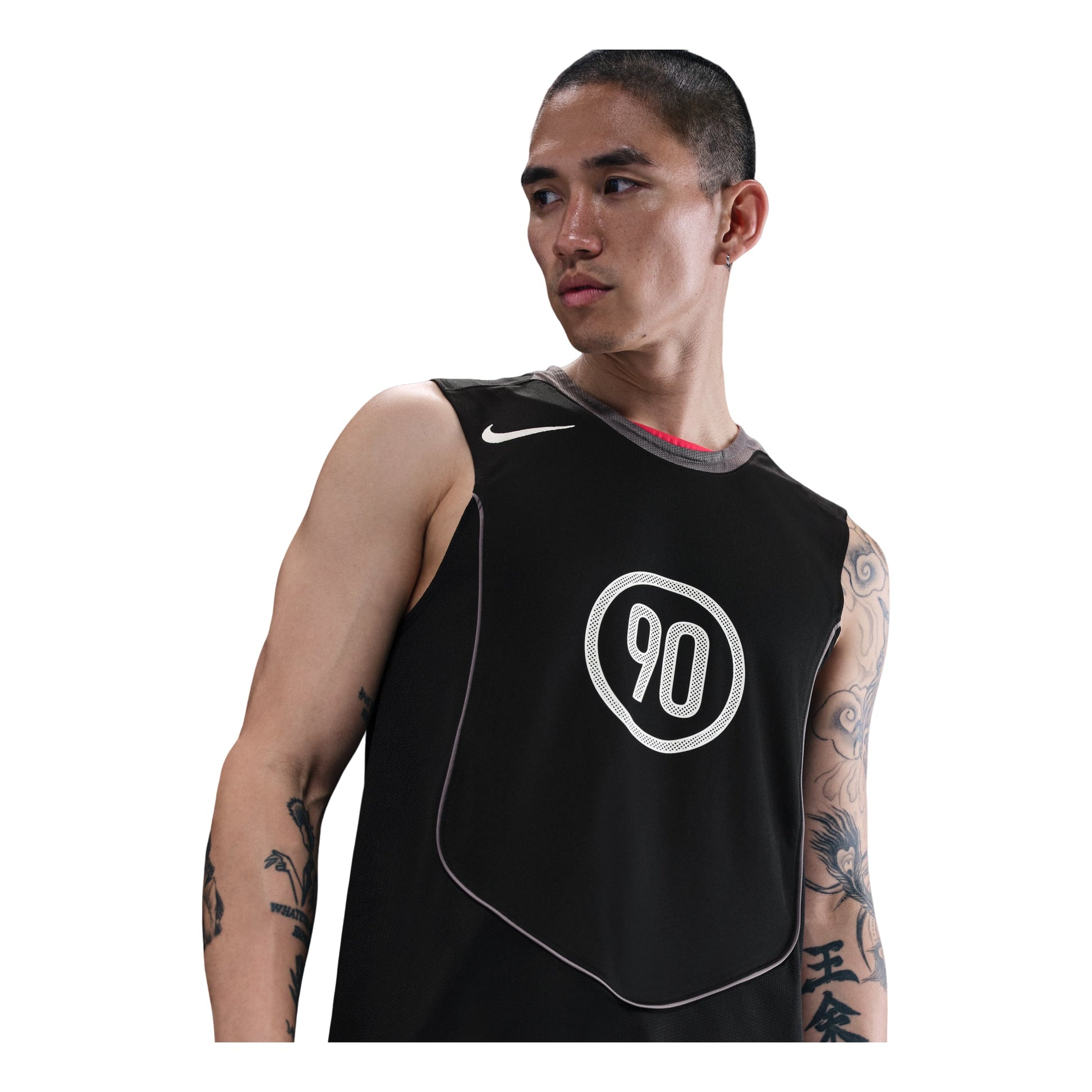 Nike Total 90 Dri-FIT Sleeveless Soccer Top Asia Sizing 'Black Light Graphite' HV1181-010