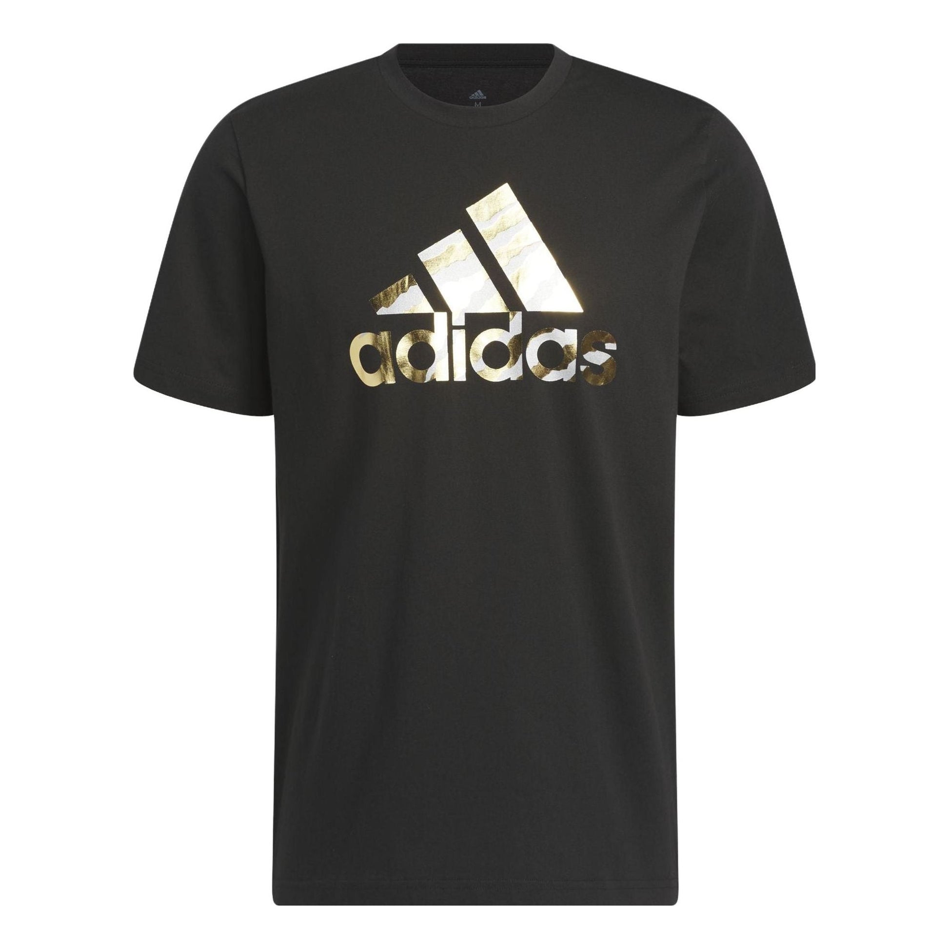 adidas Power Logo Foil T-shirt 'Black' IC1678