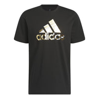 adidas Power Logo Foil T-shirt 'Black' IC1678
