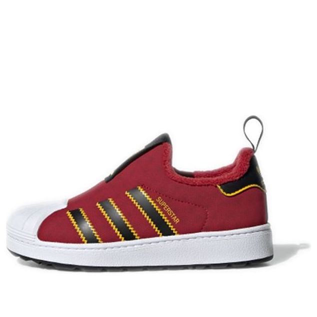 (GS) adidas originals Superstar 360 'Red Black' EE6417