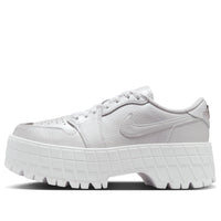 (WMNS) Air Jordan 1 Brooklyn Low 'White Metallic Silver' HF3184-100