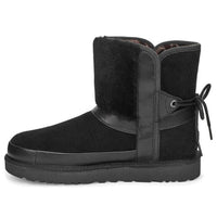 (WMNS) UGG Classic Leopard Lined Bow 'Black' 1105354-BLK