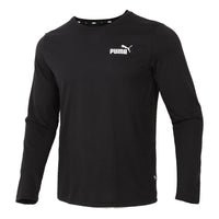 PUMA Big Logo Fleece Crew Neck 'Black' 532786-01