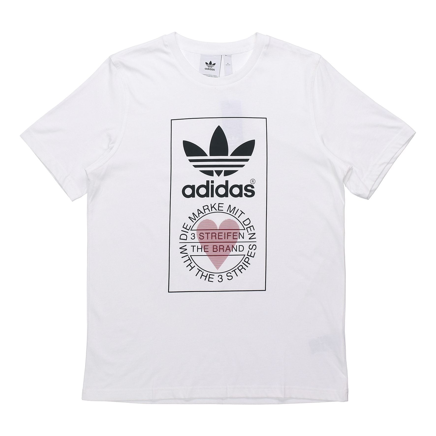 adidas originals Love Printing Short Sleeve White GK7165