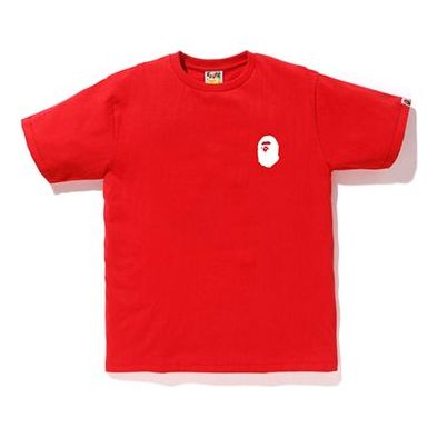 A Bathing Ape Multi Logo T-Shirt 'Red' 1F30-110-080