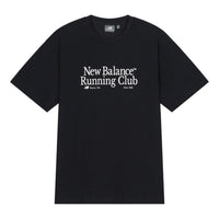 New Balance Running Club Graphic T-shirt Asia Sizing 'Black' NEE11251-BK