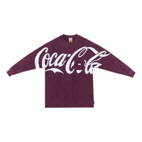 KITH x Coca-Cola L/S Quin Tee Crossover Loose Long Sleeves Unisex Purple KH3541-111