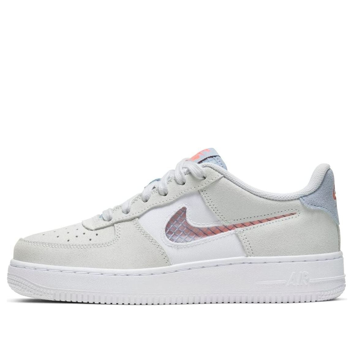 (GS) Nike Air Force 1 Low 'Transparent White Swoosh' CJ4093-001