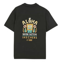 Skechers x SpongeBob SquarePants Back Graphic Shirt 'Black Yellow' L222U073
