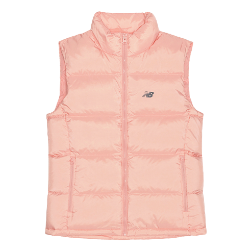 (WMNS) New Balance Classic Puffer Down Vest Asia Sizing 'Pink' NJA4S012PK