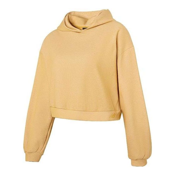 (WMNS) New Balance Casual Cotton Hoodie Asia Sizing 'Light Yellow' WT01451-VG2