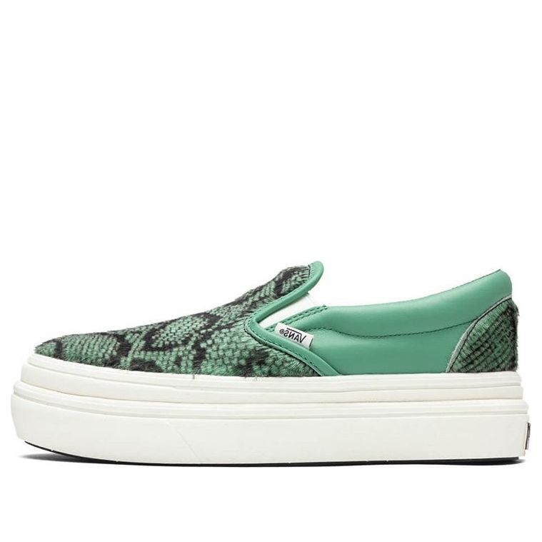 Vans Vault Slip-On Super ComfyCush LX Green snakeskin 'Green Black' VN0A4U3I26G