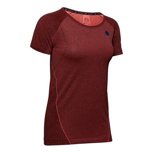 (WMNS) Under Armour RUSH Seamless Tee Red 1351602-628