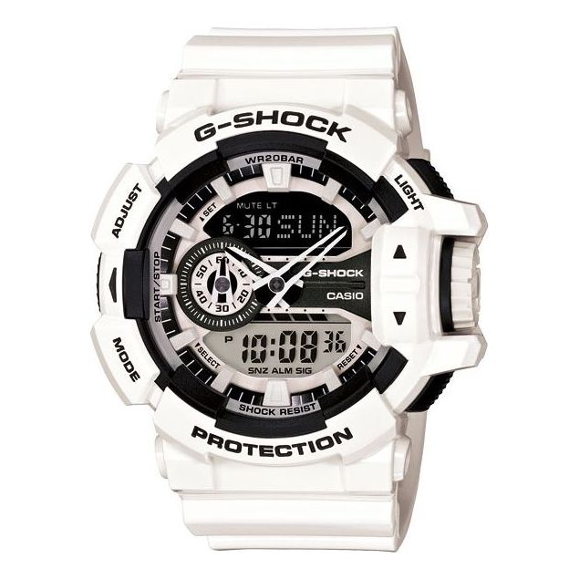 CASIO G-Shock Analog-Digital 'White' GA-400-7A