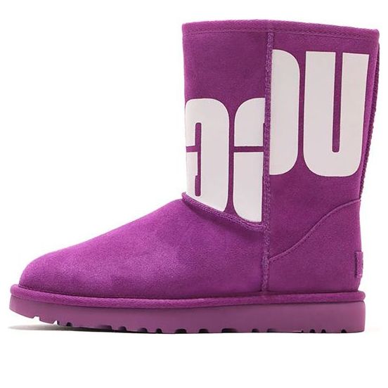 (WMNS) UGG Classic Short 2 Chopd 'Purple' 1129231-PLSK