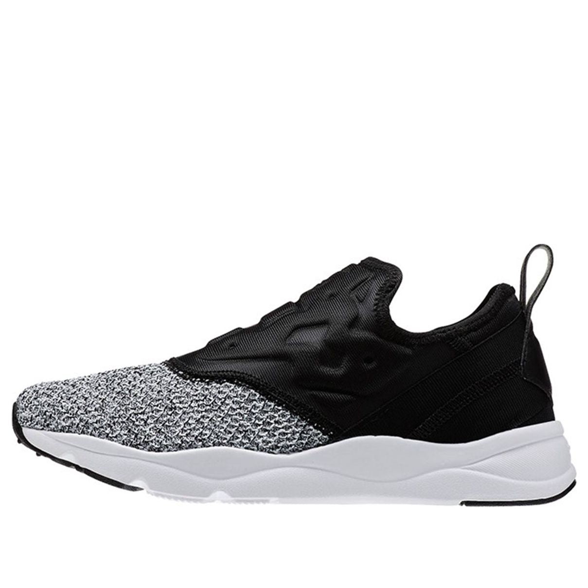 Reebok Furylite Slip-On Lux 'Black Grey' V69630