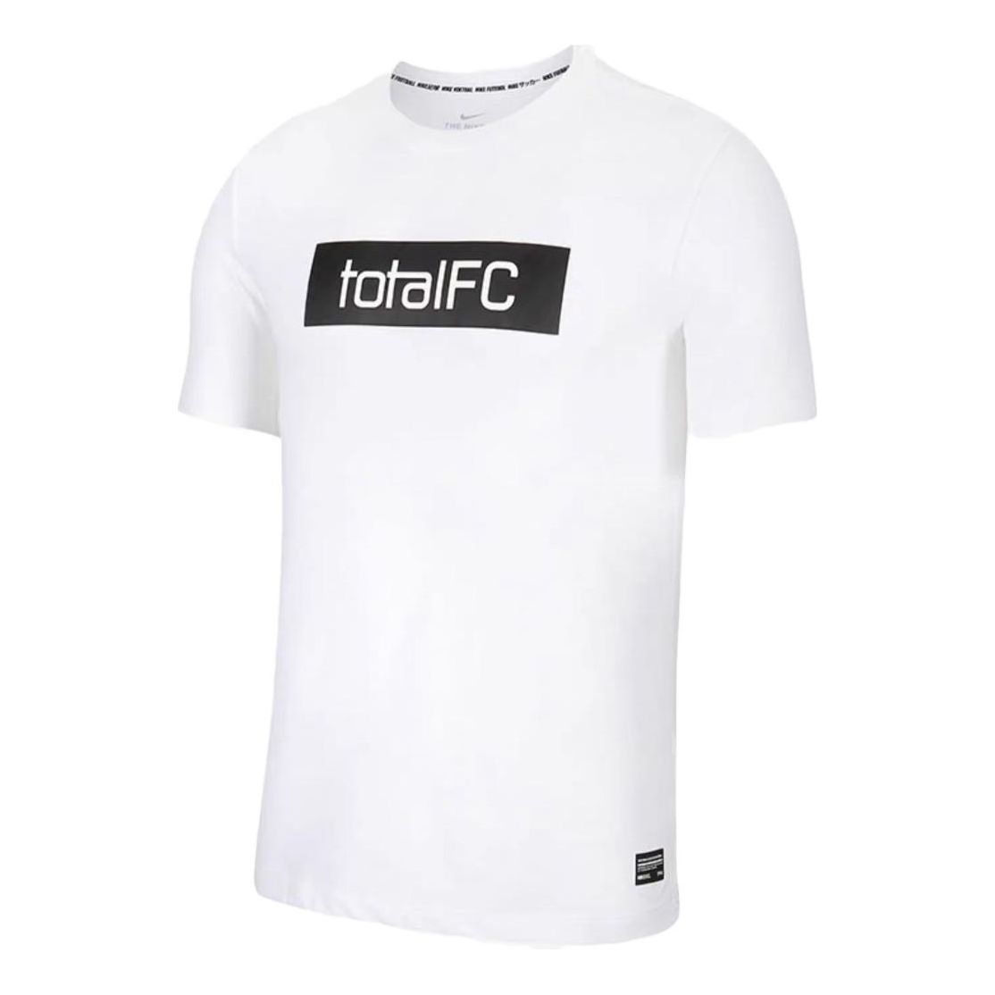 Nike F.C. Dry-Fit Short Sleeve Printed T-shirt 'White Black' CD0168-100