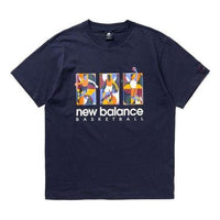 New Balance Hoops Classic Court Short Sleeve T-shirt Asia Sizing 'Eclipse' MT23587-ECL