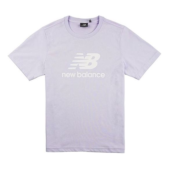 New Balance Men's New Balance Classic Logo Casual Loose Short Sleeve Purple NEA2E031-DV