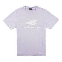New Balance Men's New Balance Classic Logo Casual Loose Short Sleeve Purple NEA2E031-DV