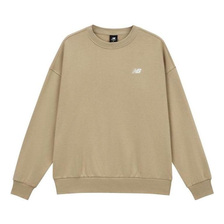 New Balance Casual Pullover Sweatshirt Asia Sizing 'Khaki' AMT33344-INC