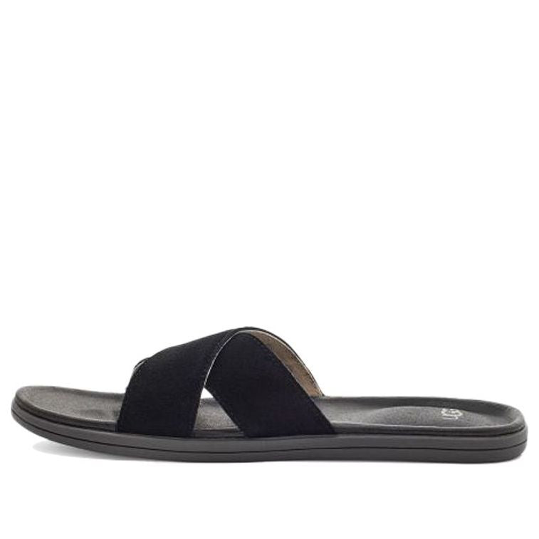 UGG Brookside Slide Beach Black Slippers 1113093-BLK