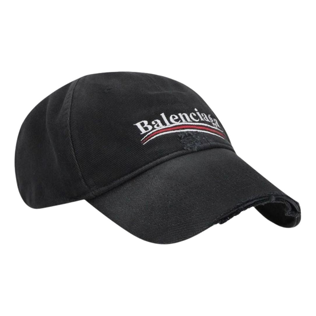 Balenciaga Political Campaign Destroyed Cap 'Black' 673320410B21077