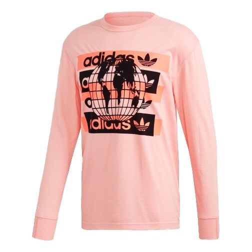 adidas originals Fs Grp Ls Earth Printing Long Sleeves Pink FM2246