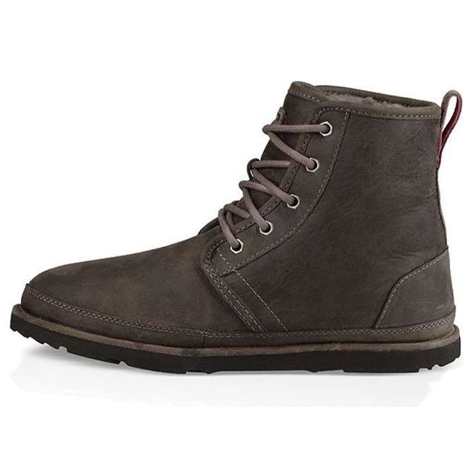 UGG Neumel Luxe WP Harkley Waterproof Fleece Lined Gray 1017238-CHRC