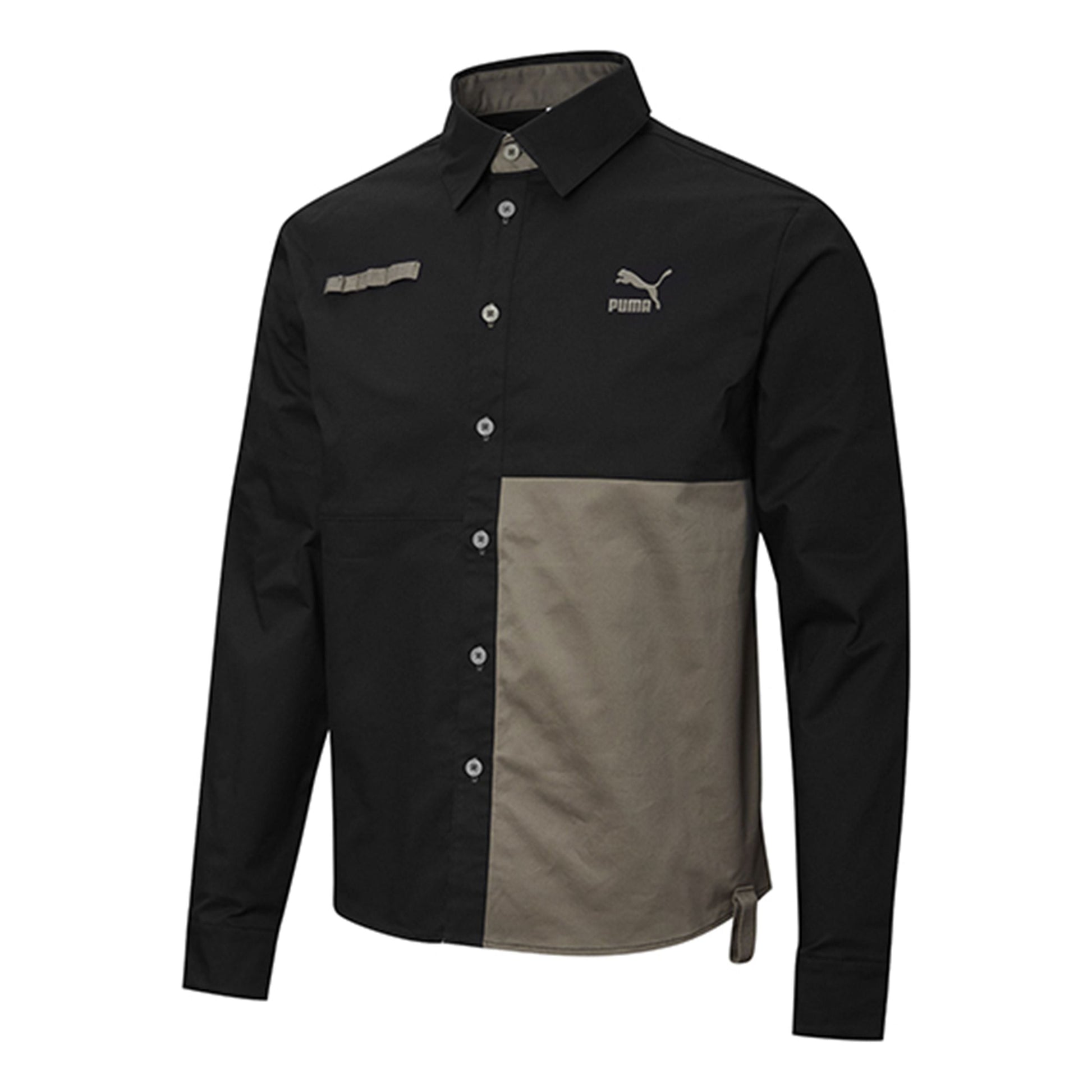 PUMA Outdoor Logo Shirt 'Black Brown' 532188-01