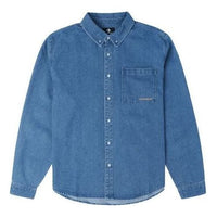 Converse Oxford Long Sleeve Denim Shirt Asia Sizing 'Indigo Blue' 10025071-A01