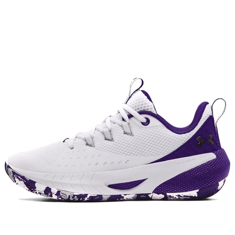(WMNS) Under Armour HOVR Ascent Team 'White Purple' 3025724-105
