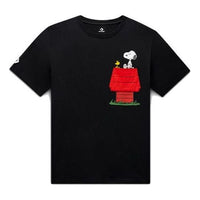 Converse x Peanuts Pocket T-Shirt Asia Sizing 'Black' 10024374-A01