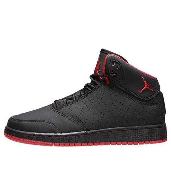 (GS) Air Jordan 1 Flight 5 'Black Red' 919722-002