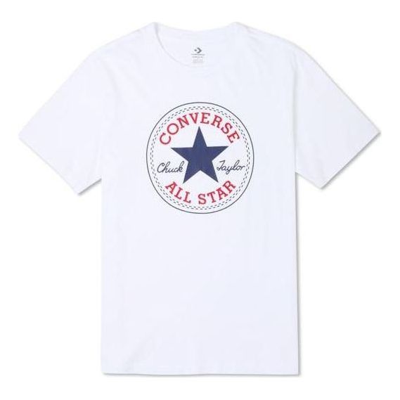 Converse Go-To Chuck Taylor Classic Patch Standard Fit T-Shirt Asia Sizing 'White' 10024064-A01