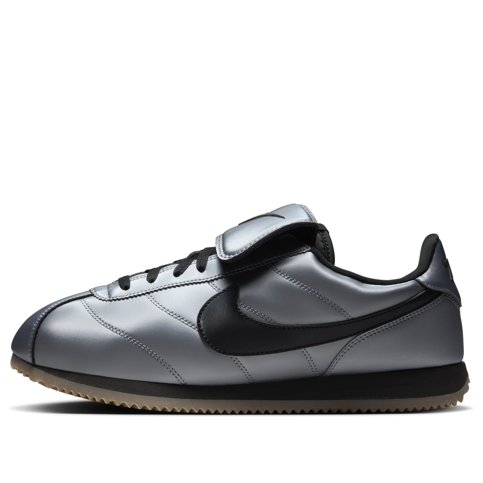 Nike Cortez Leather SE 'Metallic Cool Grey Black' HQ3490-099