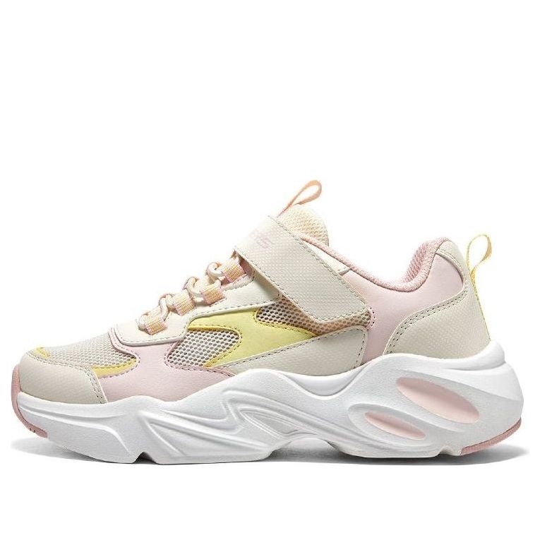 (GS) Skechers Chunky Shoes 'Beige Pink Yellow' 319009L-WLPK