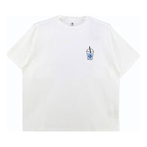 Converse Loose Fit Tea Tee Asia Sizing 'White' 10025239-A02