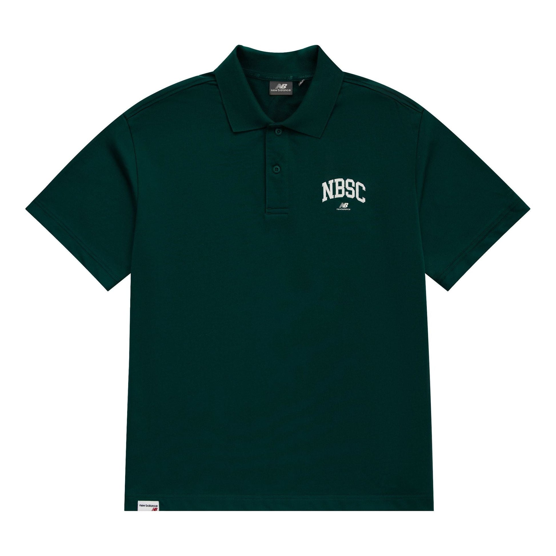 New Balance Classic Polo T-Shirt Asia Sizing 'Green' 5FD25363-HT