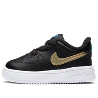 (TD) Nike Force 1 '18 'Black Metallic Gold Star' 905220-009