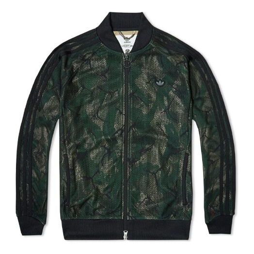 adidas x CLOT Leisure Sports Jacket Asia Sizing 'Green' S14623